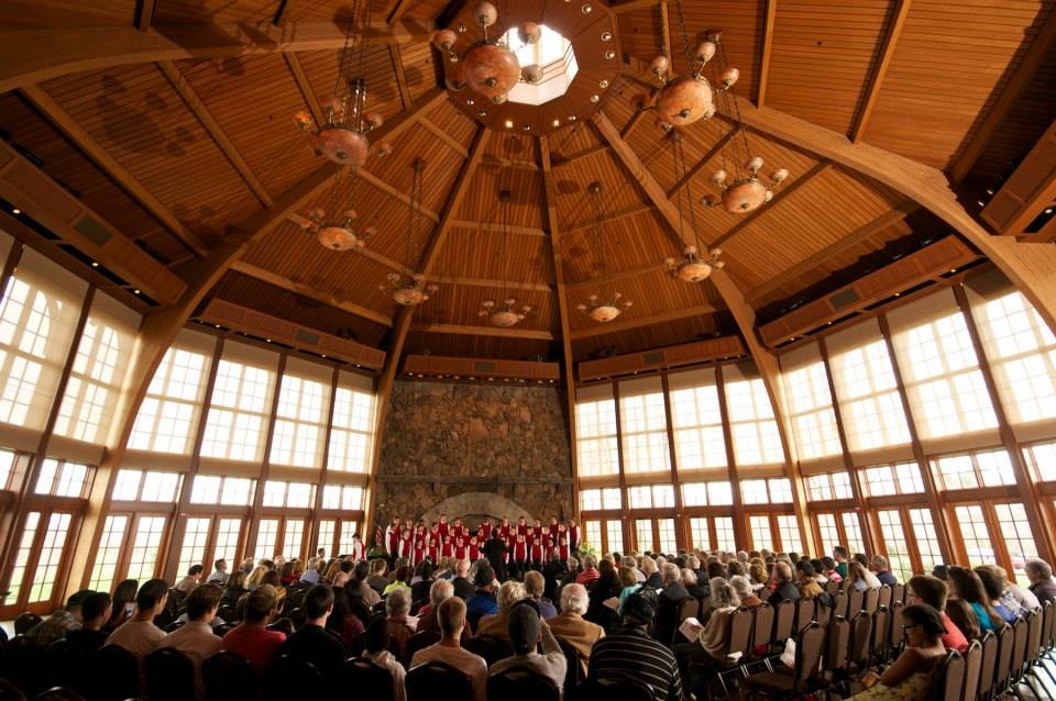 A choir performance at the Shandelee Music Festival.